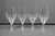 Vintage Josair Napoleon Cut Crystal Wine Glasses, Set of 4, 5 7/8 In For Sale - Image 9 of 9