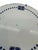 Blue Antique German Art Deco Porcelain Round Trivet Tile For Sale - Image 8 of 11