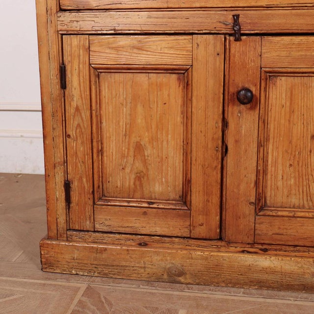 English Country House Dresser Base in Pine For Sale - Image 6 of 12
