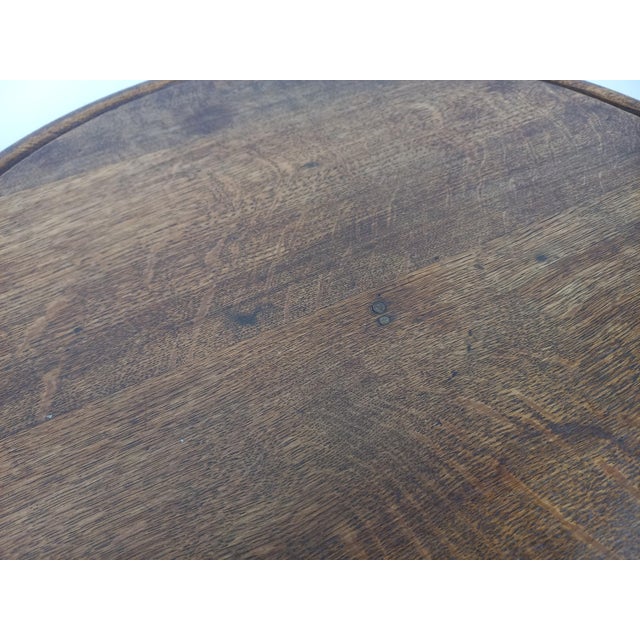 Vintage Brutalist Pedestal Table, 1950s For Sale - Image 4 of 18