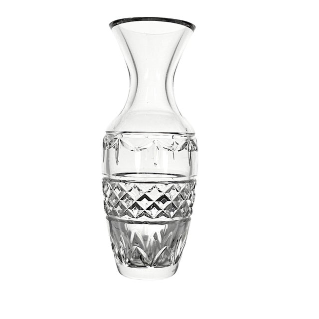 Contemporary Waterford Ballina Cut Crystal Bud Vase, Ireland, Circa 2000 For Sale - Image 3 of 8