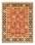 Mogul Collection Hand-Knotted Area Rug - Orange 8' 1" x 10' 1" For Sale