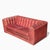 1980s Postmodern Rose Pink Grid-Tufted Loveseat, 67 In For Sale - Image 10 of 18