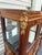 Late 19th Century French Louis XV Style Marble Top Cabinet | Elegant Glass Door Display Chest | Vitrine For Sale - Image 5 of 9