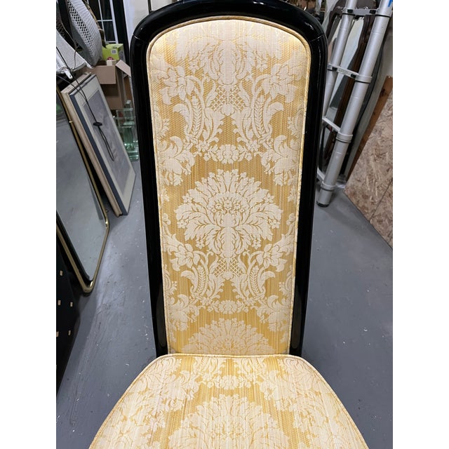 Henredon Scene 3 Lacquer Dining Chairs Set of 8 For Sale - Image 12 of 12