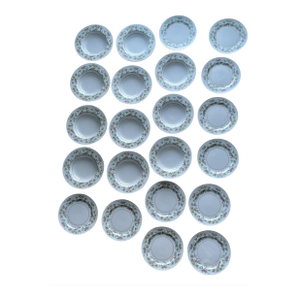 1950s Roselace by Noritake Side Plates and Bowls- 22 Pieces