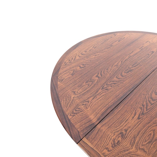 Brown Extendable Dining Table in Rosewood by Arne Vodder For Sale - Image 8 of 11