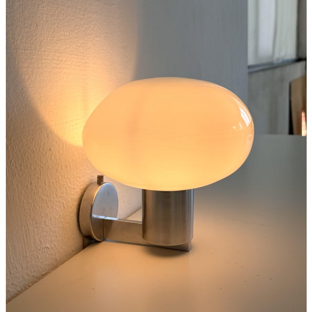 Mid-Century Modern Italian Wall Sconces in Murano Glass and Chrome from Fontana Arte, 1970s, Set of 2 For Sale - Image 6 of 18