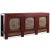 Maroon Large Shanxi Painted Sideboard For Sale - Image 8 of 8