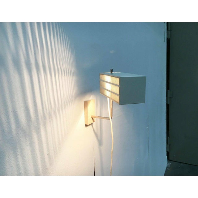 Mid-Century German Minimalist Model Flamingo Wall Lamp from Bur, Bünte & Remmler Leuchten, 1960s For Sale - Image 4 of 18