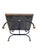 Brown Parisian Maison Jansen-Style Hand-Forged Iron and Leather Cocktail Table For Sale - Image 8 of 8