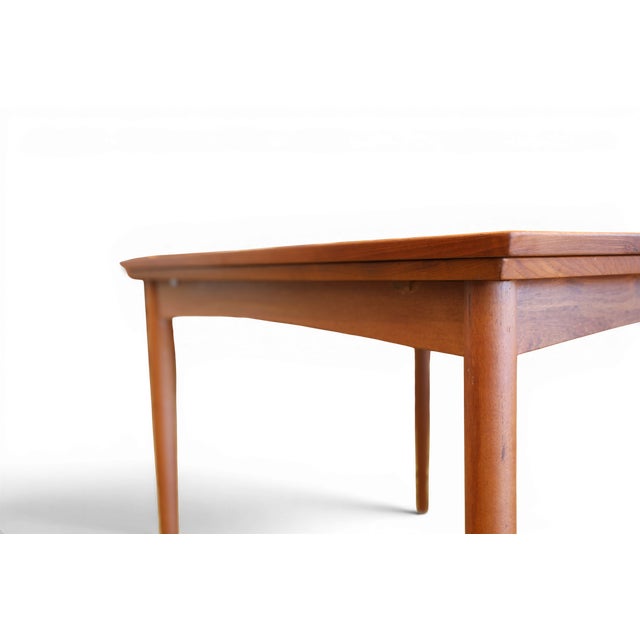 Wood Teak Dining Table with Double Extension by Poul Hundevad for Hundevad & Co., 1960s For Sale - Image 7 of 18