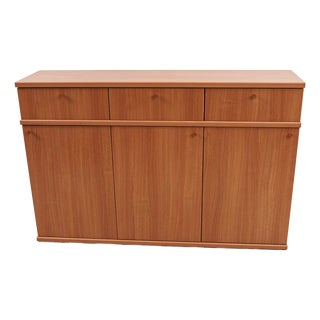Modern Pantry Cabinet in Laminated Wood For Sale