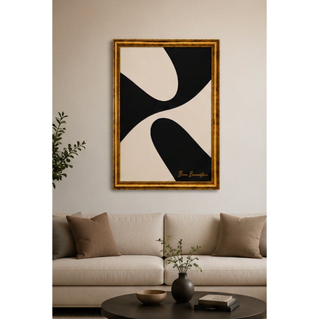Convergence Modern Painting Framed, by Bryan Boomershine For Sale In Palm Springs - Image 6 of 10