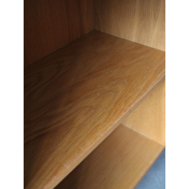 Brown Vintage Danish Bookcase in Oak, 1960s For Sale - Image 8 of 9
