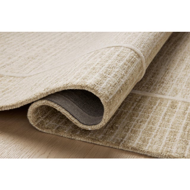 Loloi Rugs Chris Loves Julia x Loloi Briggs Wheat / Ivory 3'-6" x 5'-6" Accent Rug For Sale - Image 4 of 6