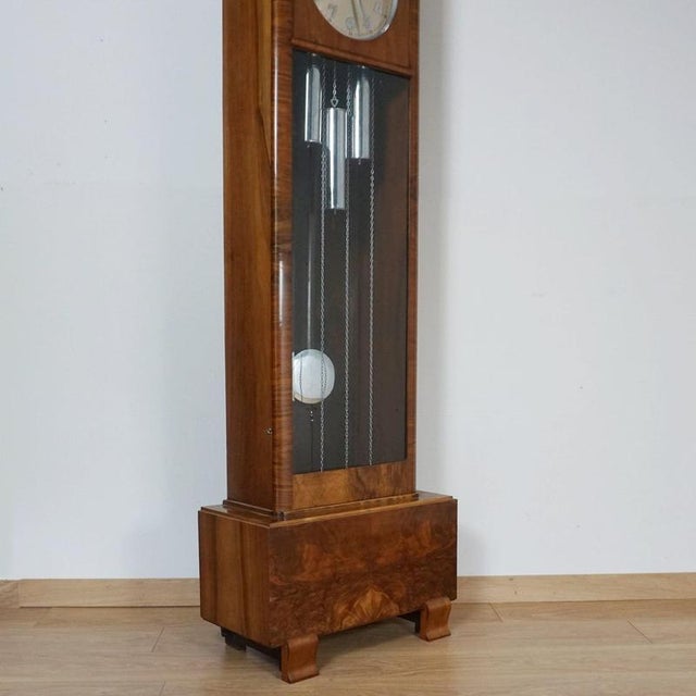 Longcase Floor Clock, 1930s For Sale - Image 4 of 8