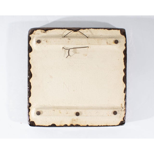 German Ceramic Wall Tile Plaque by Helmut Friedrich Schäffenacker For Sale In Indianapolis - Image 6 of 9