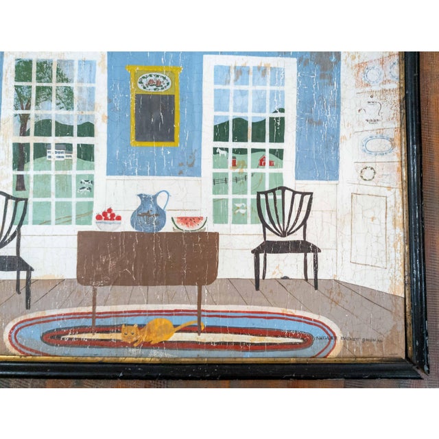 20th Century American Folk Out Outside Art Painting by Natalee Everett Goodman For Sale In New York - Image 6 of 16
