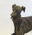 French Greyhound dog bronze sculpture. I believe the dog held paper under the front paw. There is a spring inside that has...