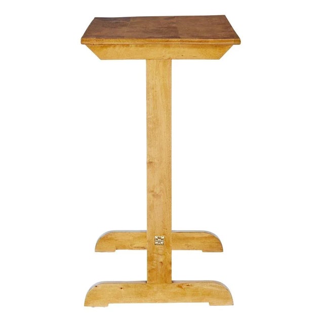 20th Century Swedish Birch Side Table For Sale - Image 6 of 8