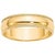 14 Karat Gold Milgrain Half Round Comfort Fit Wedding Band 6.8 Grams For Sale In New York - Image 6 of 18