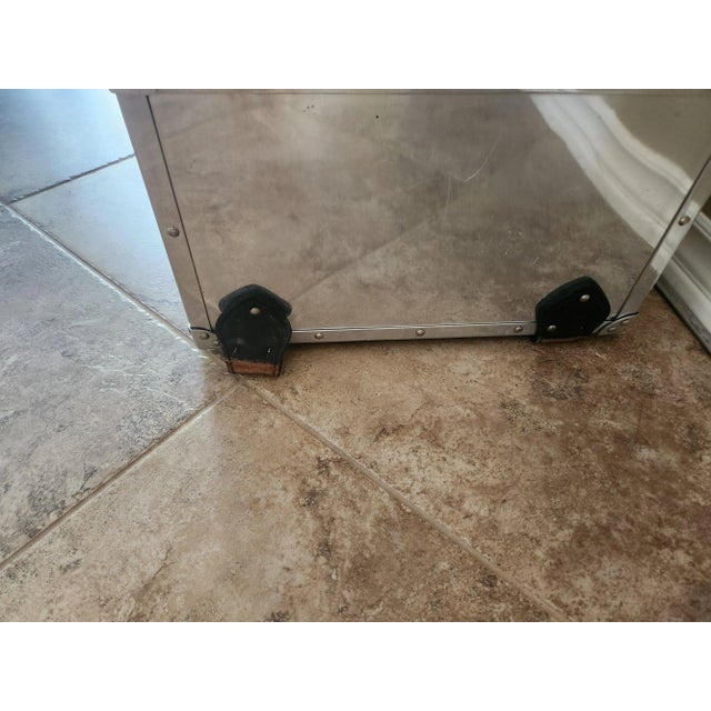 Restoration Hardware Restoration Hardware Aviator Aluminum 9-Drawer Dresser For Sale - Image 4 of 4