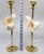 Christa's South Seashells Brass Candlesticks Shells Seashells Pair For Sale - Image 4 of 15