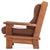 Animal Skin A Pair of French Brutalist Style Oak Armchairs, C. 1960. For Sale - Image 7 of 7