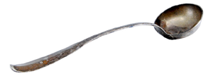Plain Silver Soup Ladle with Handle