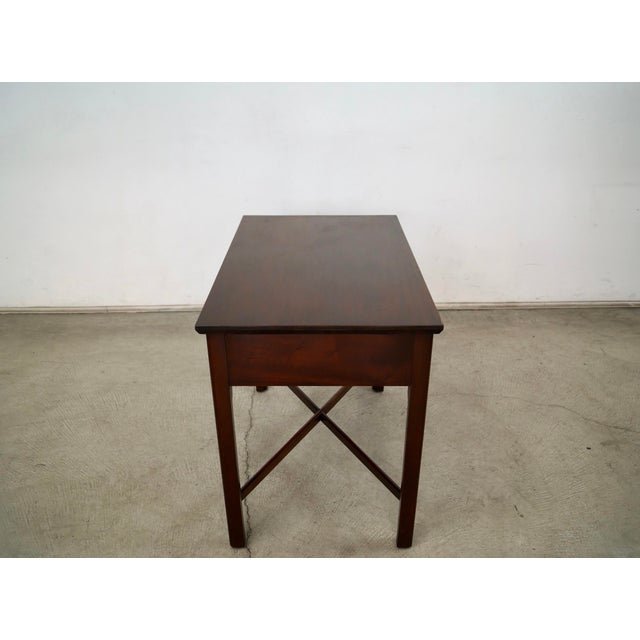 Wood Mid-Century Modern Style Madison Square End Table For Sale - Image 7 of 12