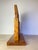 Vintage Handmade Carved Pine Tabletop Picture Frame on Stand, Rustic Folk Art Photo Display For Sale - Image 4 of 11