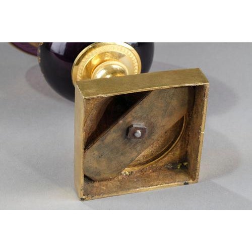 Opaline Medicis Vase in the style of La Fontaine, 1820 For Sale - Image 16 of 17