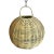 Beautiful outdoor/ indoor faux rattan globe lantern. Hand woven synthetic rattan with a natural wicker appearance. Rust-...