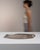 This 20th century silver-plated tray from France is finished in brushed silver plate with a slender, organic outline. The...