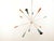 Blue Sputnik 12-Light Hanging Lamp from Stilnovo For Sale - Image 8 of 17