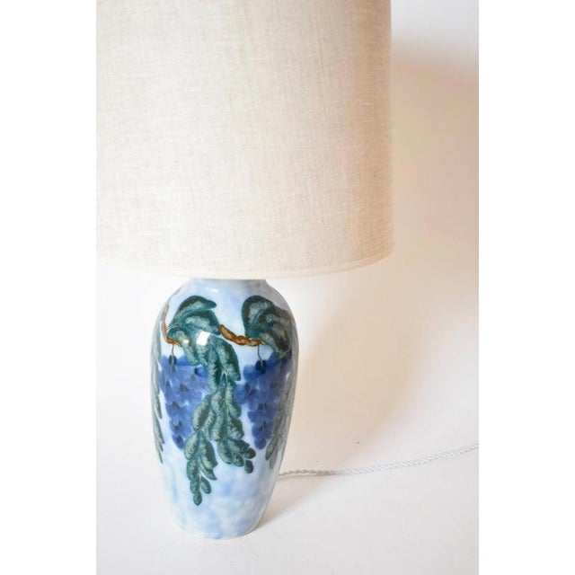 Vintage Ceramic Lamp by Camille Tharaud, 1930s For Sale - Image 4 of 5