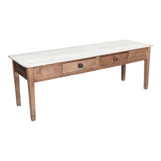 19th Century English Prep Table For Sale