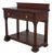 Antique Empire Mahogany 1 Drawer Buffet Server For Sale