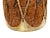 Mid 20th Century Handmade Double Sided Rawhide Leather Covered Hollow Bark Log Drum For Sale - Image 10 of 12