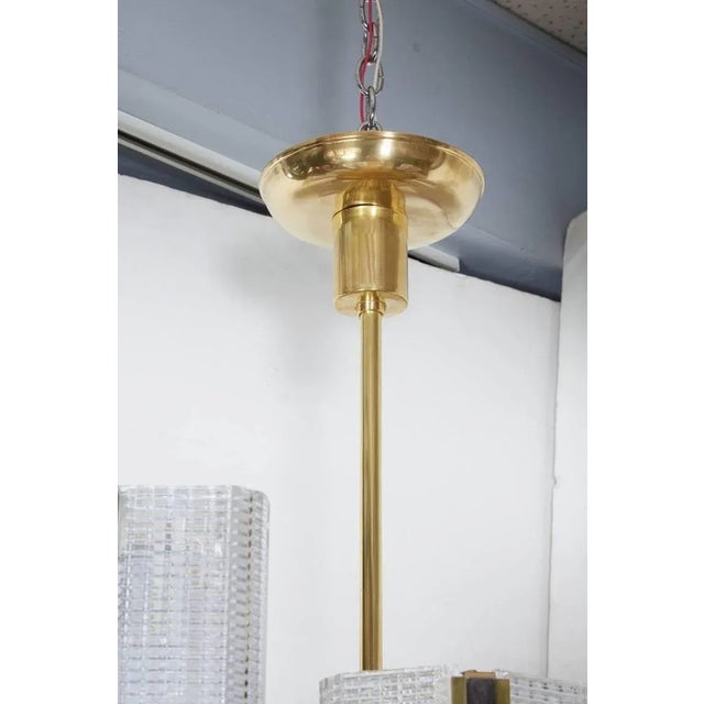 Mid 20th Century Kalmar Modernist Brass and Glass Ten-Arm Austrian Chandelier For Sale - Image 5 of 12