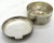 Baroque Mid 19th Century Antique Engraved Sterling Silver Round Pill Box For Sale - Image 3 of 6