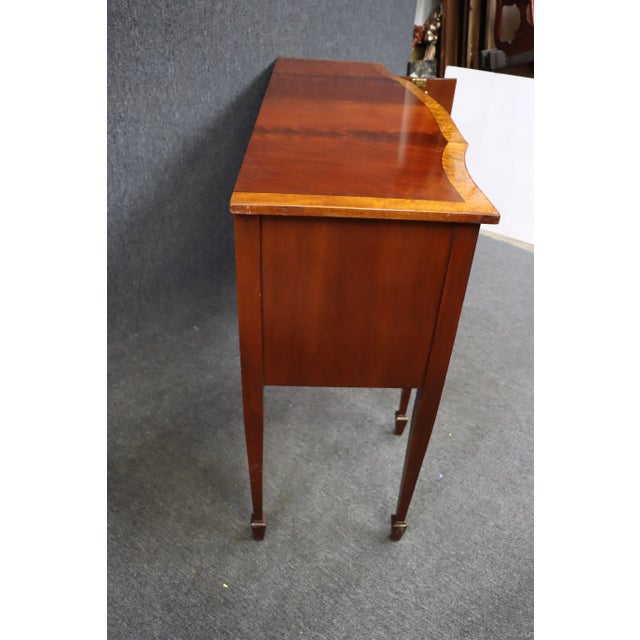 Hepplewhite Style Inlaid & Banded Mahogany Sideboard For Sale In Philadelphia - Image 6 of 9