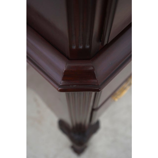 1990s Baker Colonial Williamsburg Collection Chippendale Mahogany Highboy For Sale - Image 11 of 17