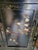 Vintage Chinoiserie Black Lacquered Large 4 Door Soapstone Decorative Storage Cabinet For Sale - Image 9 of 18
