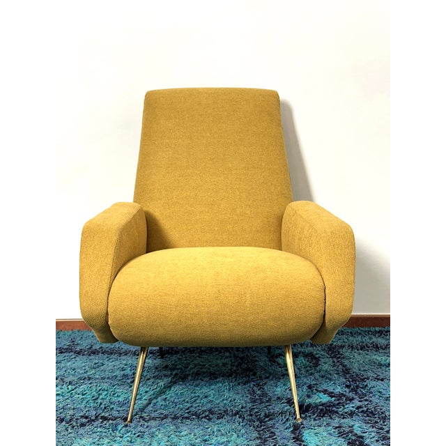 Vintage Armchair attributed to Marco Zanuso, Italy, 1960s For Sale - Image 11 of 16