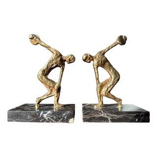 Vintage Brutalist Bookends, 1970s, Set of 2 For Sale