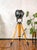 Black Black Theater Spotlight on Surveying Tripod Floor Lamp from A.E. Cremer, 1950s For Sale - Image 8 of 18