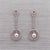 Akoya Pearl Earrings 14 Karat White Gold Certified For Sale - Image 15 of 16