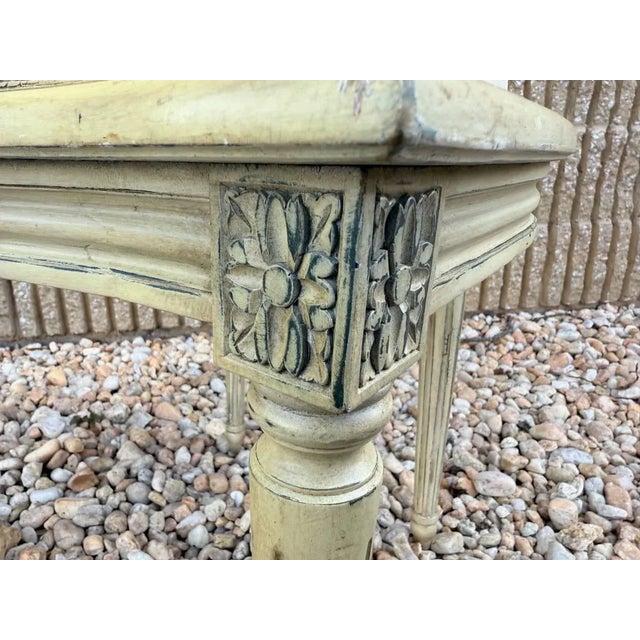 Vintage Louis XV Medallion Style Carved Cane Chair For Sale - Image 15 of 15